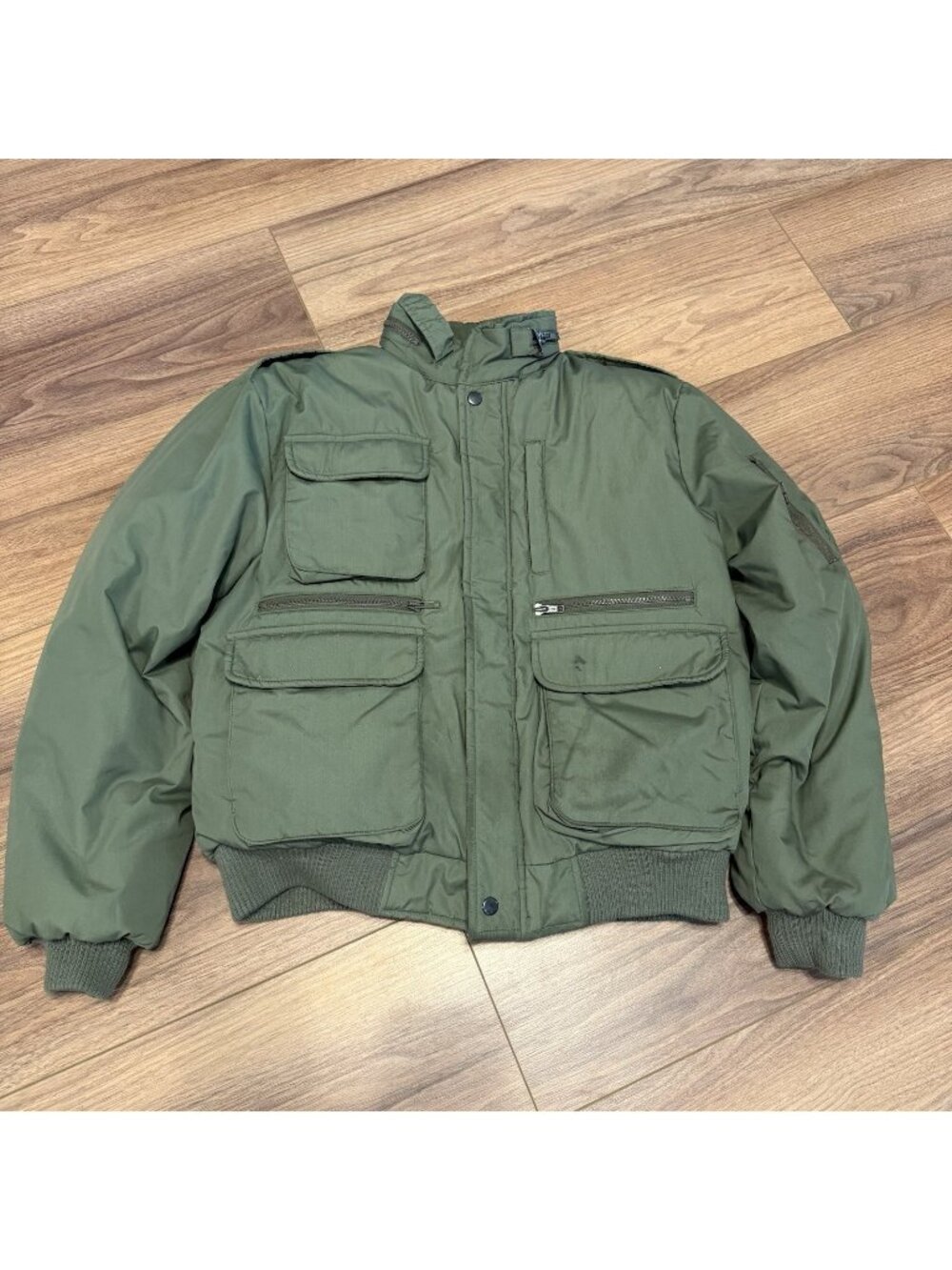 Vintage Gander Mountain Down Jacket Mens Medium Flannel Lined Outdoor Utility